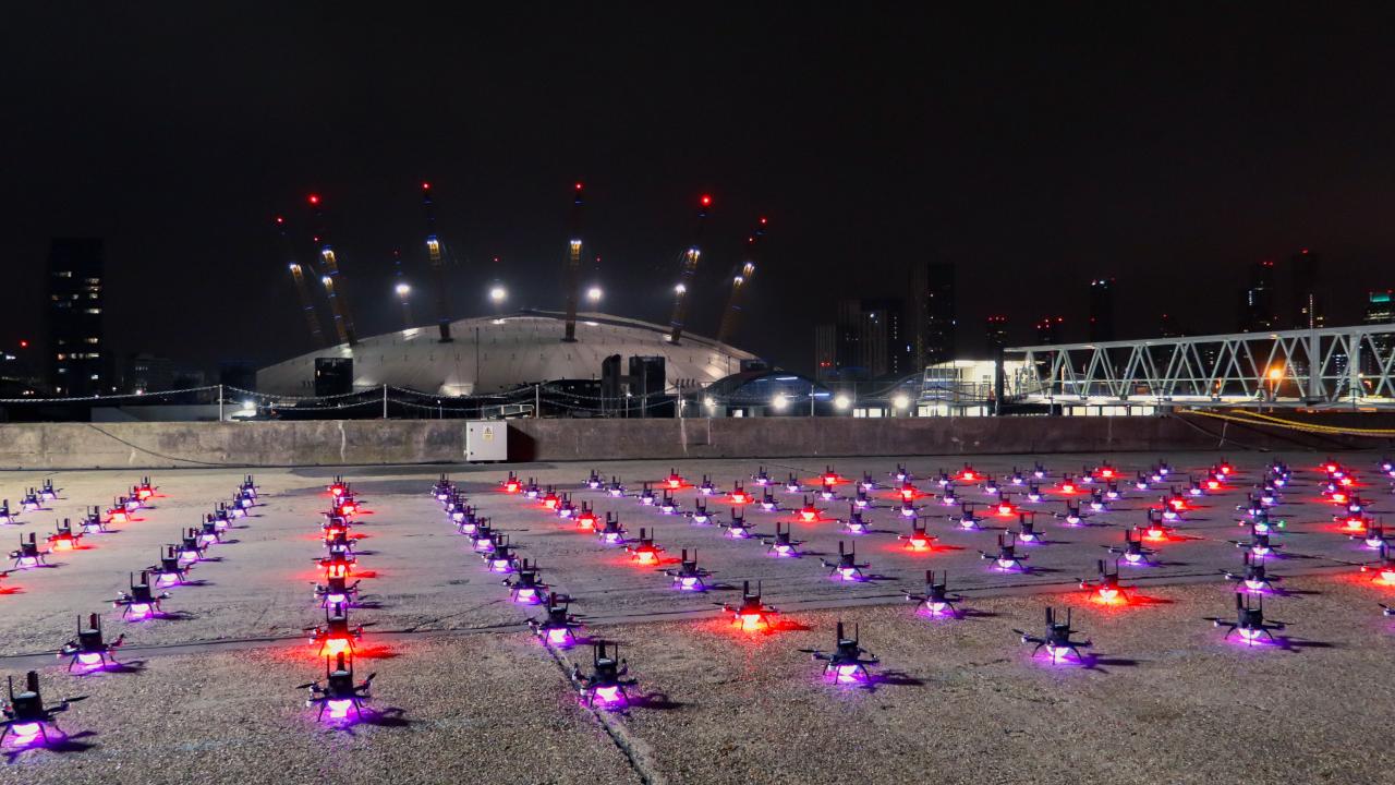 China new year drone show 2068